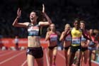 Jessica judd wins the 800 metres in the IAAF Diamond League, Birmingham.